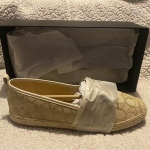 Coach Codi Espadrille In Signature Jacquard